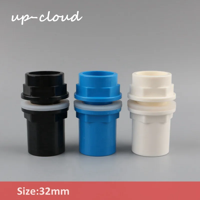 1 шт. UP-CLOUD PVC 32 мм разъем для аквариума сливная труба аксессуары аквариумная дренажная система фитинги 1 дюйм резьбовое соединение
