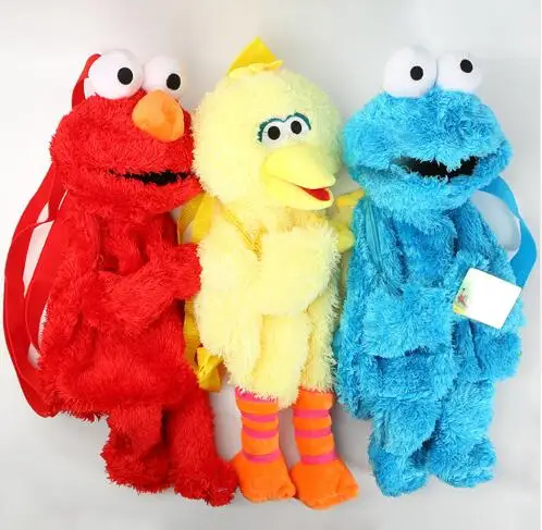 Милый плюшевый рюкзак с животными IVYYE Улица Сезам ELMO Мультяшные куклы мини