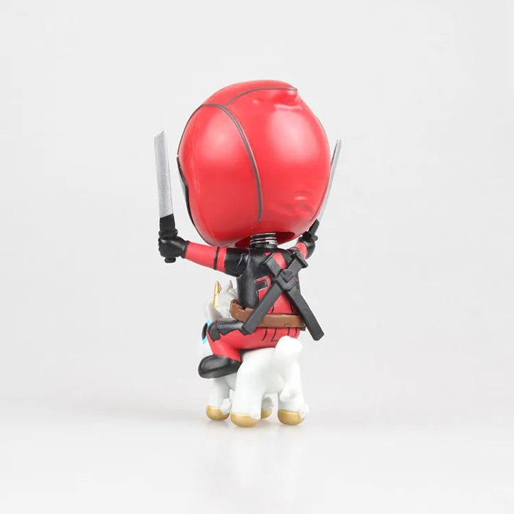 POPS Marvels Дэдпул Q Edition Shake Head экшн-фигурка No Funkos Pops Дэдпул ручная работа Коллекционная модель игрушка подарок для детей