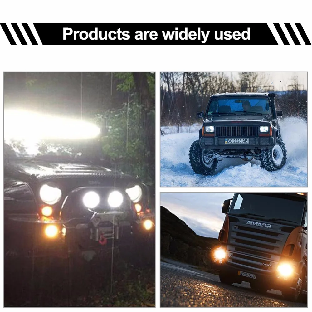 AcooSun светодиодный Lumiere De Travail 20 Вт 12 В рабочее освещение автомобиля для ATV SUV