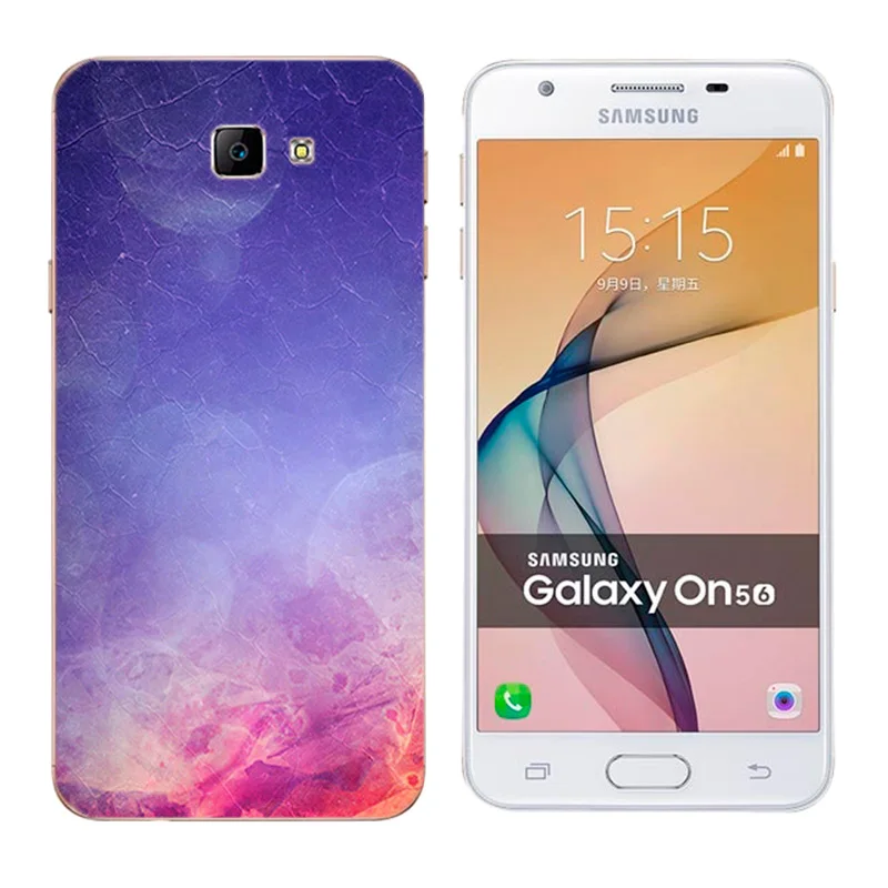 Чехол для Samsung Galaxy on5 2016 мягкий силиконовый чехол с принтом кота и Пейзажа J5 Prime on 5