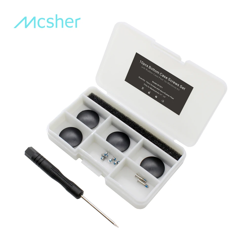 10 шт. набор винтов для Macbook Air A1370 A1465 A1369 A1466 с отверткой|case screws|screw screwscrew set |