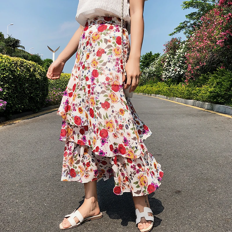 Элегантные богемные разноцветные цветочный декоративный Рисунок с принтом