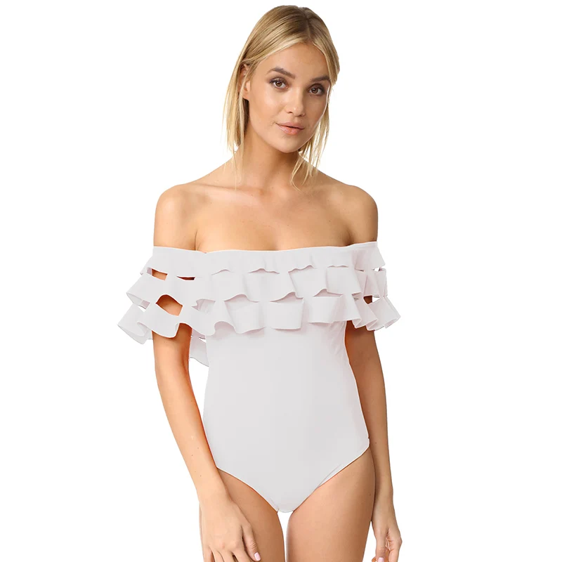 Купальщик купальники женские для девочки купальник женский one piece swimsuit women with ruffles женский с рюшами ретро push up swimwear кружево монокини Monokini Спортивный костюм Maillot