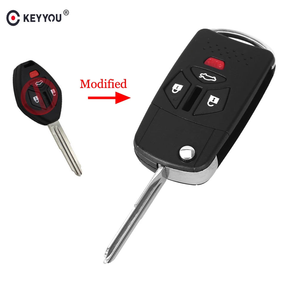 KEYYOU Складной флип корпус автомобильного ключа дистанционного управления чехол