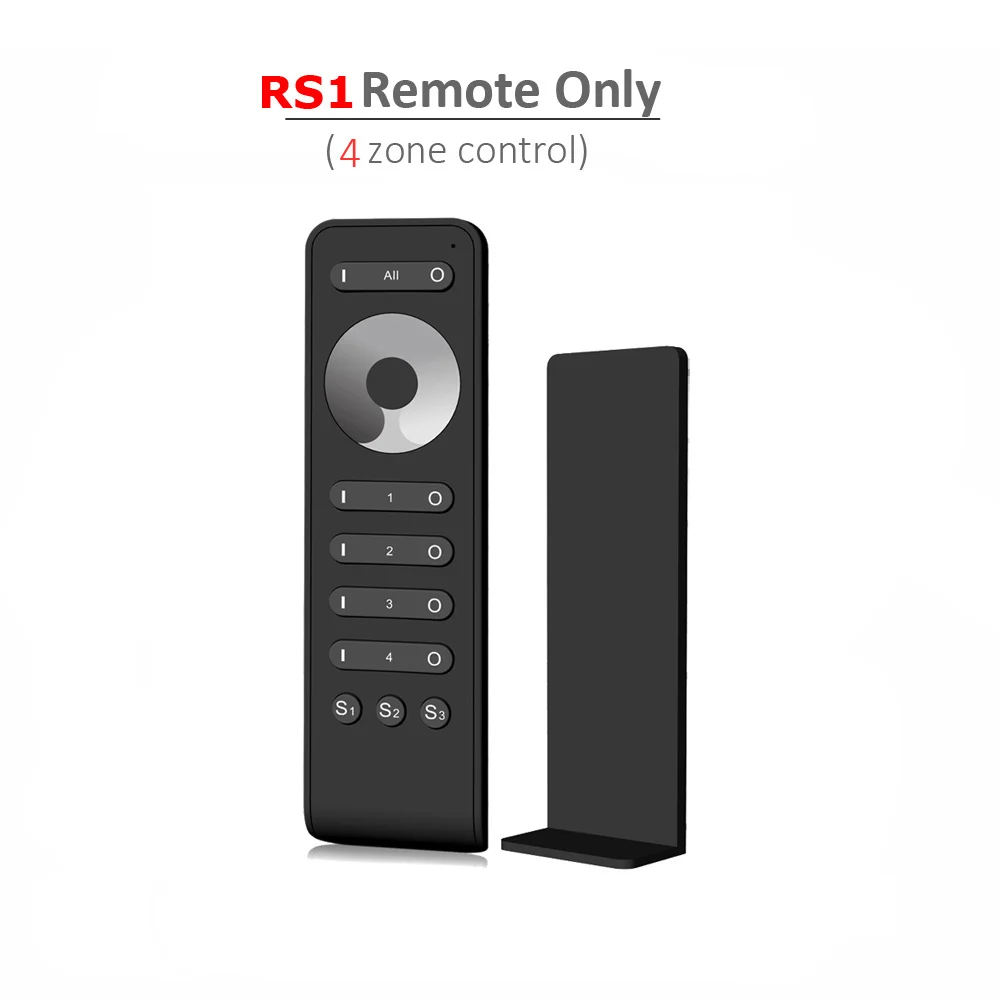 RS1 Remote Only Triac светодиодный диммер 220 В с закругленным краем и затемнением RF 2,4G беспроводной пульт дистанционного управления Smart Wifi AC 230 в 110 В светодиодный светильник переключатель-регулятор яркости лампы - Цвет: RS1 Remote Only