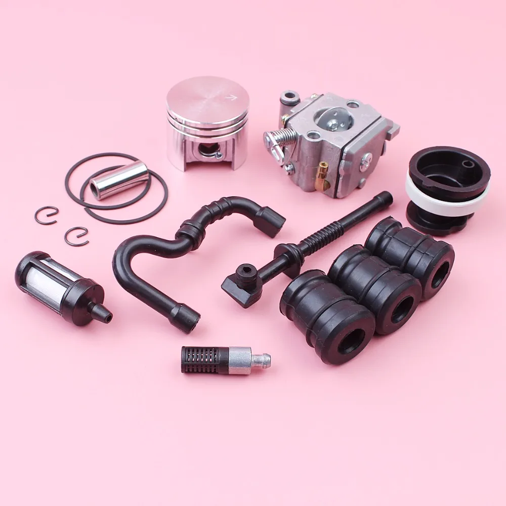 Карбюратор 38 мм поршня для Stihl MS180 018 MS 180 зама C1Q S57 Carb AV буфера впускной коллектор