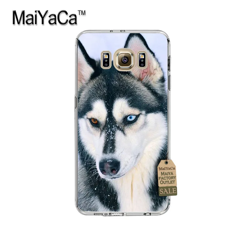MaiYaCa Хаски щенок мягкий прозрачный ТПУ чехол для телефона аксессуары Samsung gaxlay s5 s6