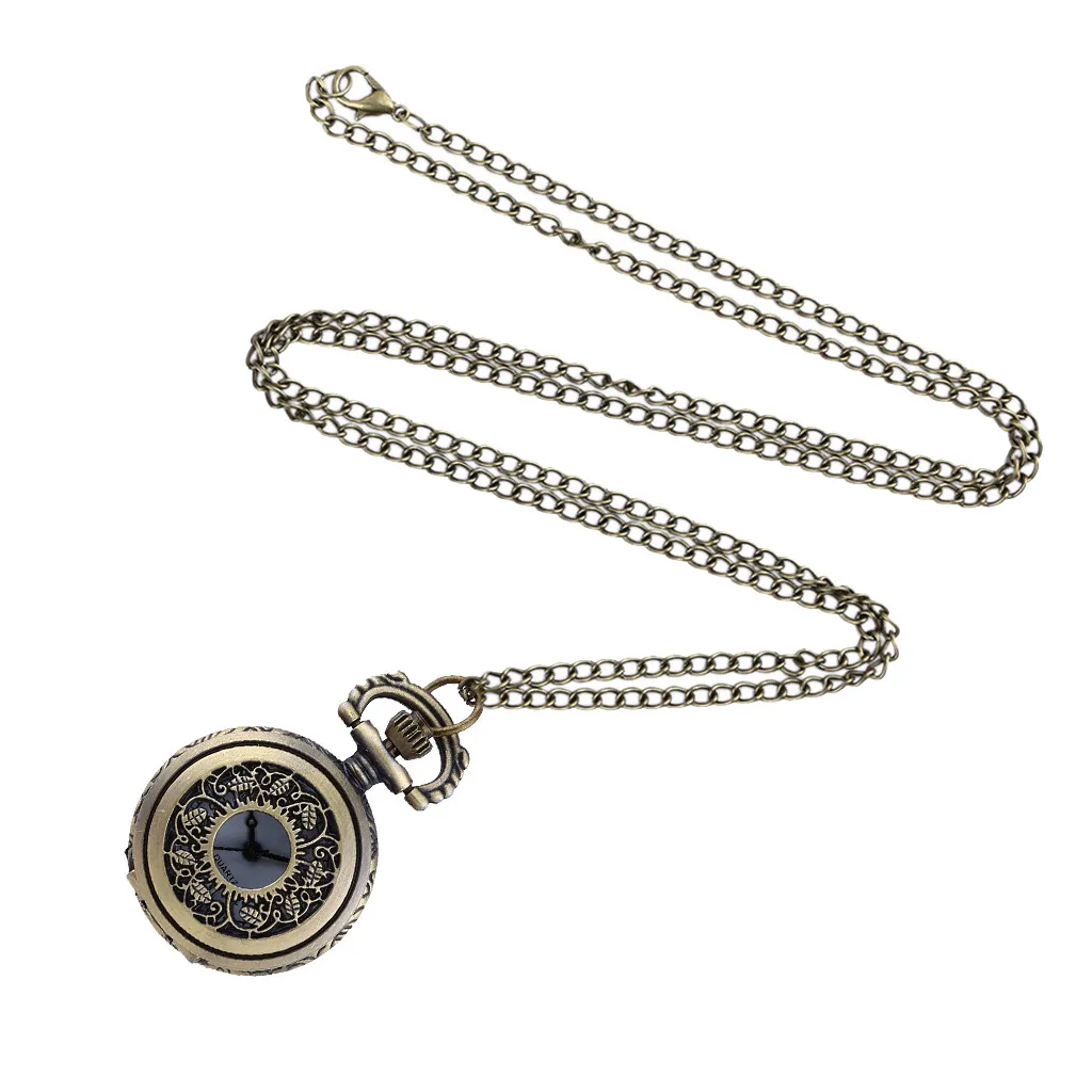 Мужские часы 2019 мужские и женские карманные ретро Кварцевые с подвесным столом