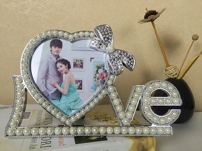 7 дюймов горный хрусталь рамка набор стол/Висячие Декоративные свадебный подарок