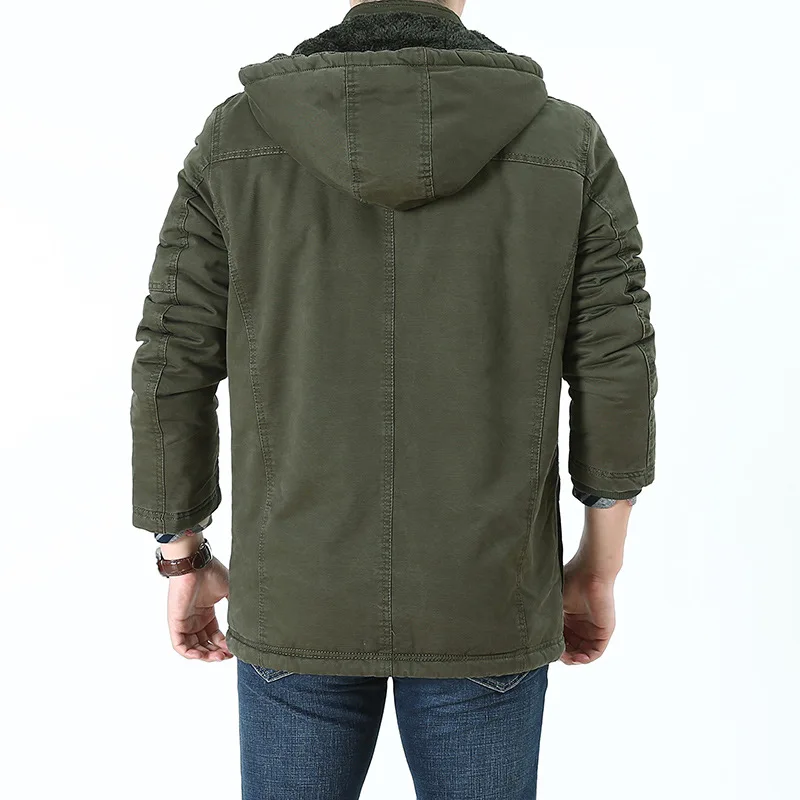 2019 бренд теплых зимних джинс для мужчин куртки размера плюс M 6XL 7XL 8XL высокое