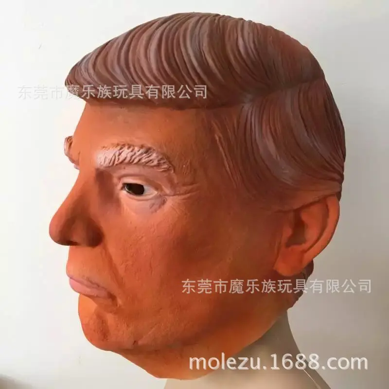 Realistic carnival celebrity masquerade president donald tramp mask | Дом и сад