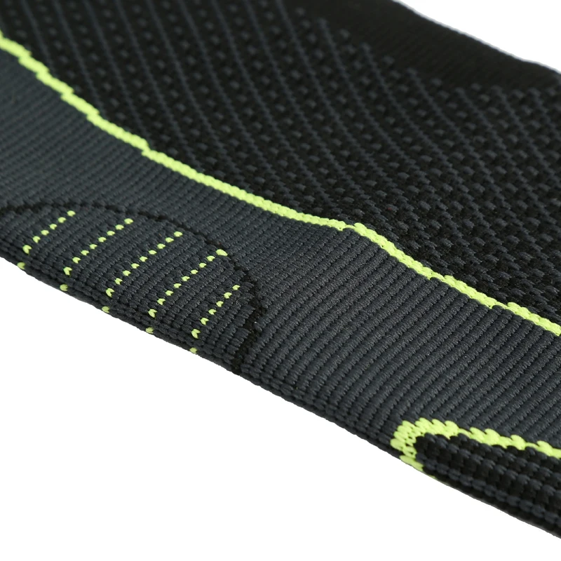 

New style simple elasticity sports safety series green stripe elbow pad arm warmers ST2577
