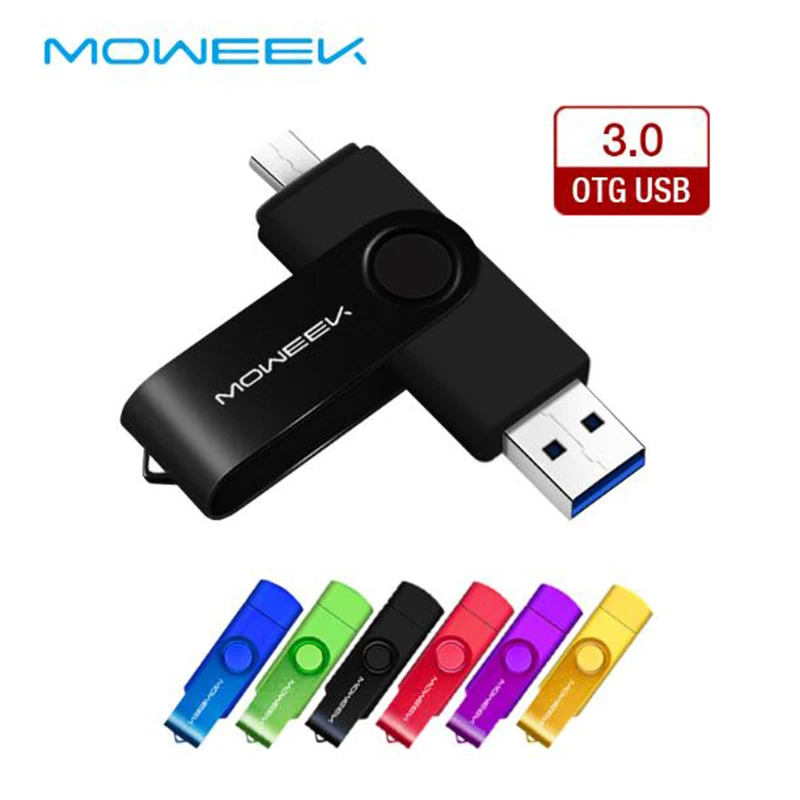 Moweek USB 3 0 OTG флэш накопитель для Android смартфон 8 Гб оперативной памяти 16 встроенной