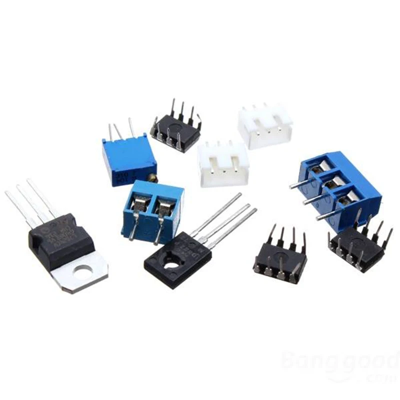 0 30V 2mA 3A Регулируемый DC источник питания DIY Kit защита от короткого