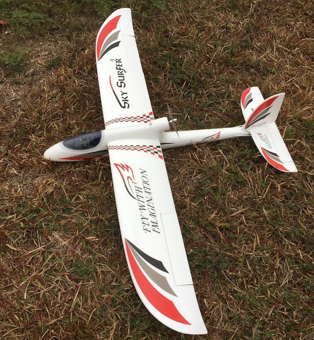 1500 мм 1 5 м размах крыльев Sky Surfer X 8 X8 пропеллер Управление планер тренер самолет с