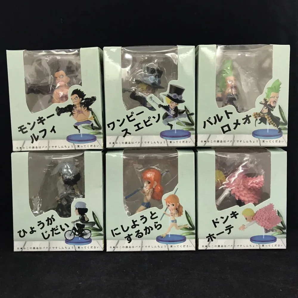 Экшн-фигурка Luffy Nami Sabo Kuzan Doflamingo Bartolomeo Running Ver из ПВХ | Игрушки и хобби