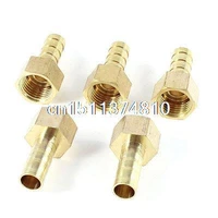 5pcs 14pt female thread to 516 pneumatic air hose barb straight fitting