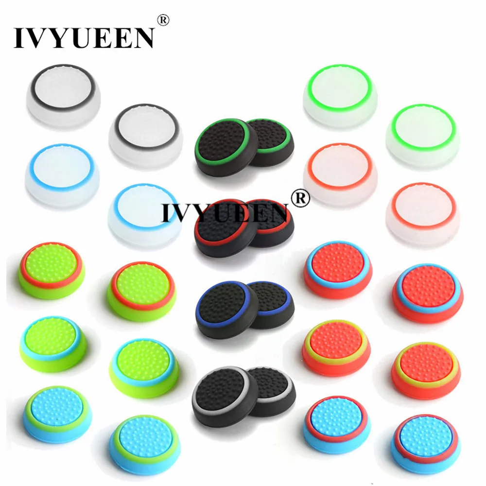 IVYUEEN, 2 шт., для playstation 4, PS4 Pro, тонкий контроллер, аналоговая палка для большого пальца, колпачки, рукоятки, рукоятки для пульта, Pro, джойстик, крышка, рукоятка