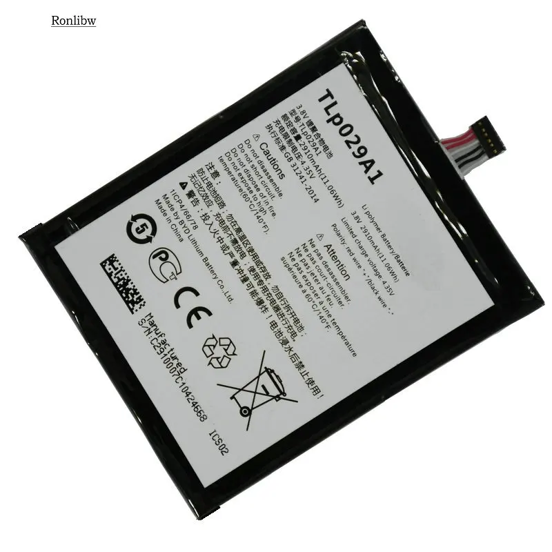 Запасной аккумулятор Ronlibw TLp029A1 для Alcatel OneTouch Pop 3 5 3G OT 5025D 5025E 5025X 5025N мобильный