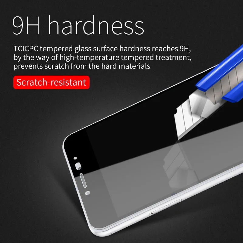 TCICPC для Meizu M3 Note Защитное стекло закаленное 2.5D 9 H защитная пленка на весь экран M3Note