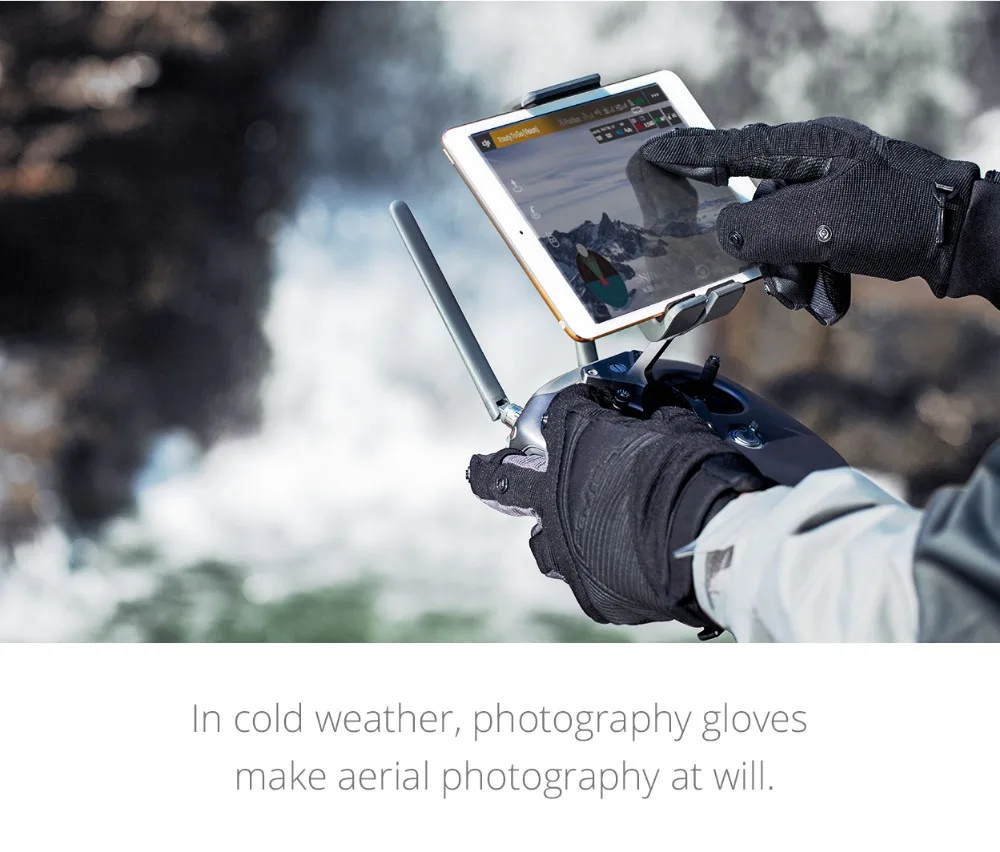 PGYTECH летающие перчатки для фотосъемки(M L XL) альпинистские перчатки для катания на лыжах ветрозащитные водонепроницаемые перчатки с сенсорным экраном многофункциональные перчатки