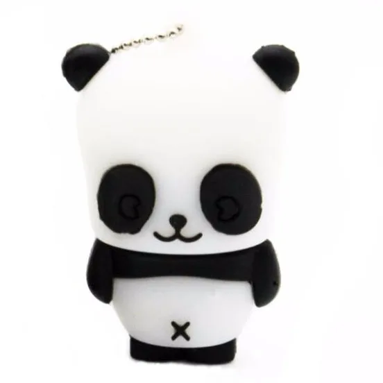 B JASTER Panda USB флеш-накопители(белый) полная емкость 4 ГБ 8 ГБ 16 ГБ 32 ГБ 64 ГБ милые животные два стиля цена Горячая - Цвет: B