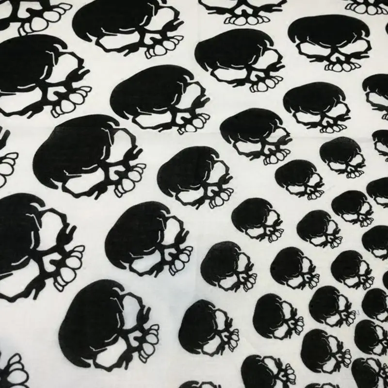 Квадратные банданы с градиентным принтом черепа для мужчин и женщин пиратский