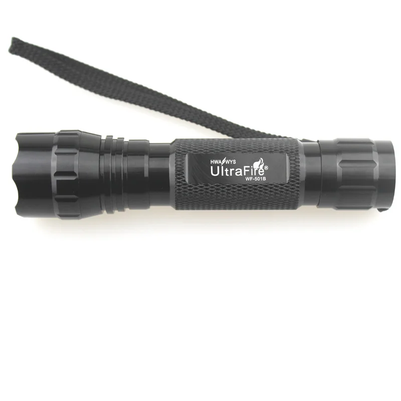 U F WF 501B 3W CREE XR E Q5 Синий светильник 465nm 485nm светодиодный ная вспышка (1x18650)|Фонарики и