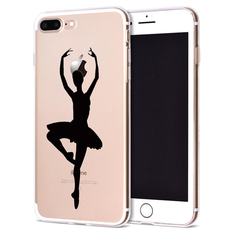 Чехол для Apple iPhone 6 6S 7 Plus X 10 с сердечком и бабочкой мягкий чехол из ТПУ