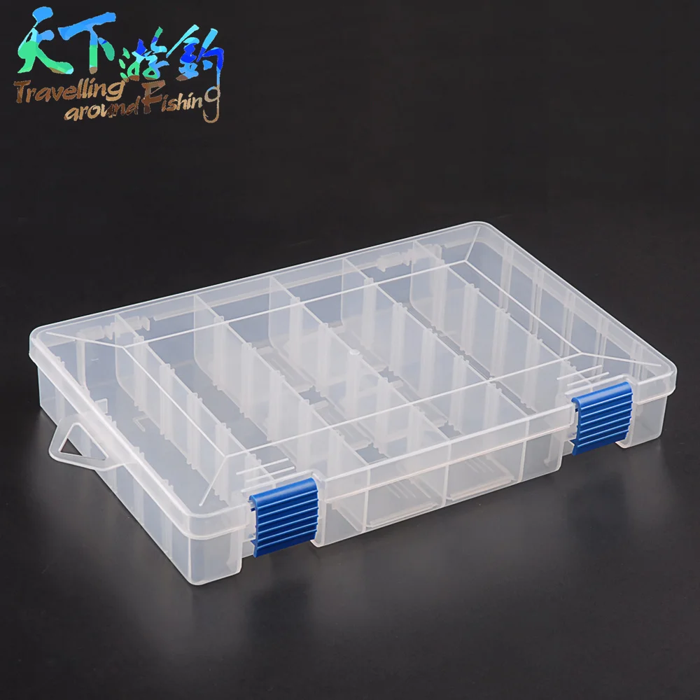 Смарт 27.5X18X4.5cm рыболовная коробка водонепроницаемый подвижный межслойный