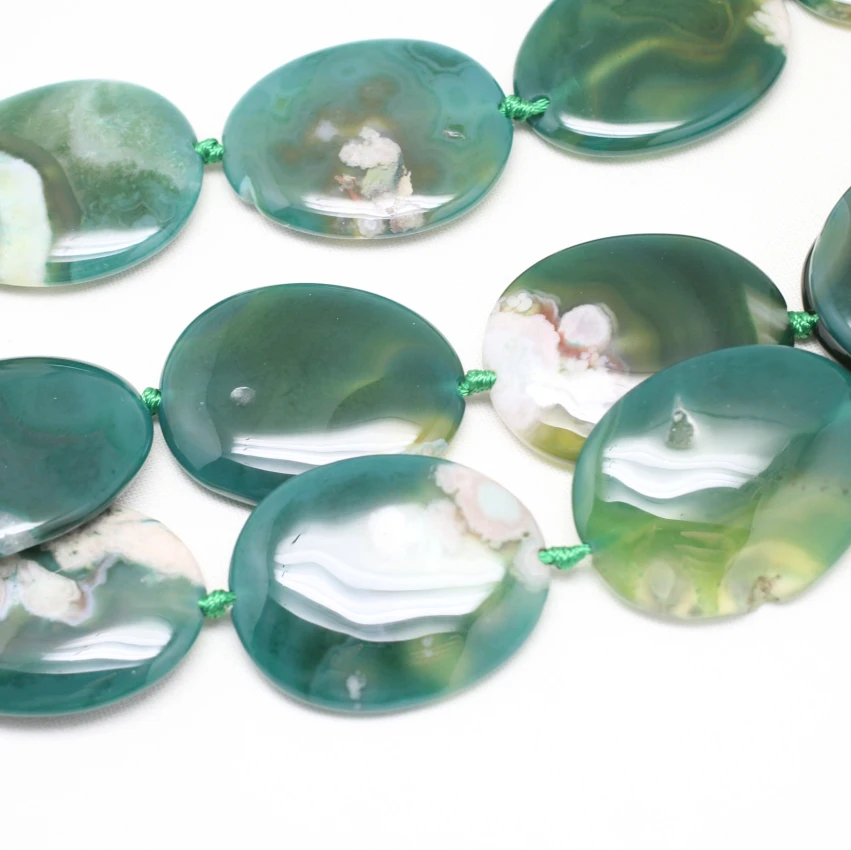 Большие размеры Новое поступление темно-зеленая вишневая Цветущая овальная