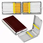 Винтажный чехол для сигарет унисекс, серебристый чехол для сигарет в египетском стиле со скидкой 2018