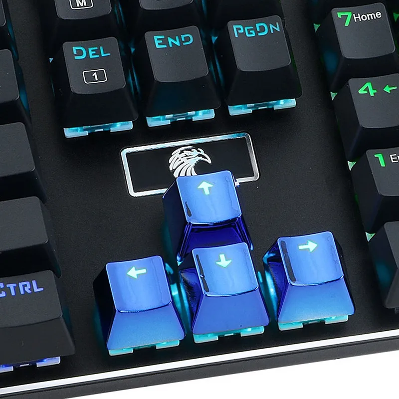 12 клавиш механическая клавиатура колпачки для синие Double shot инъекции MX Style WASD PBT с
