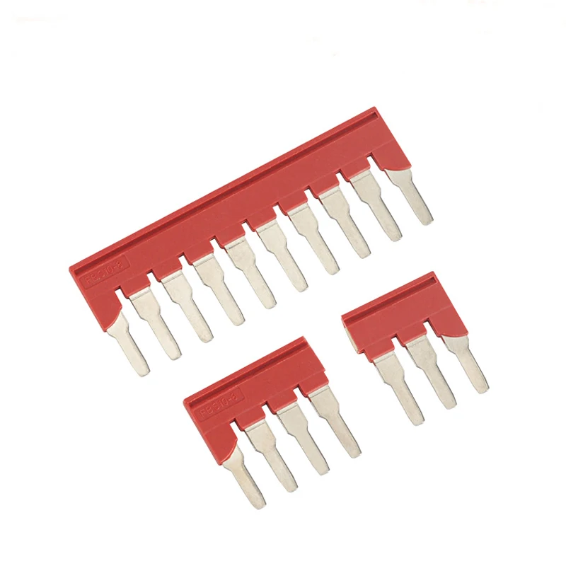 

1pcs FBS10-8 Spring Terminal central connector ST-6 din rail terminals block Plug-in bridge center short connection strip
