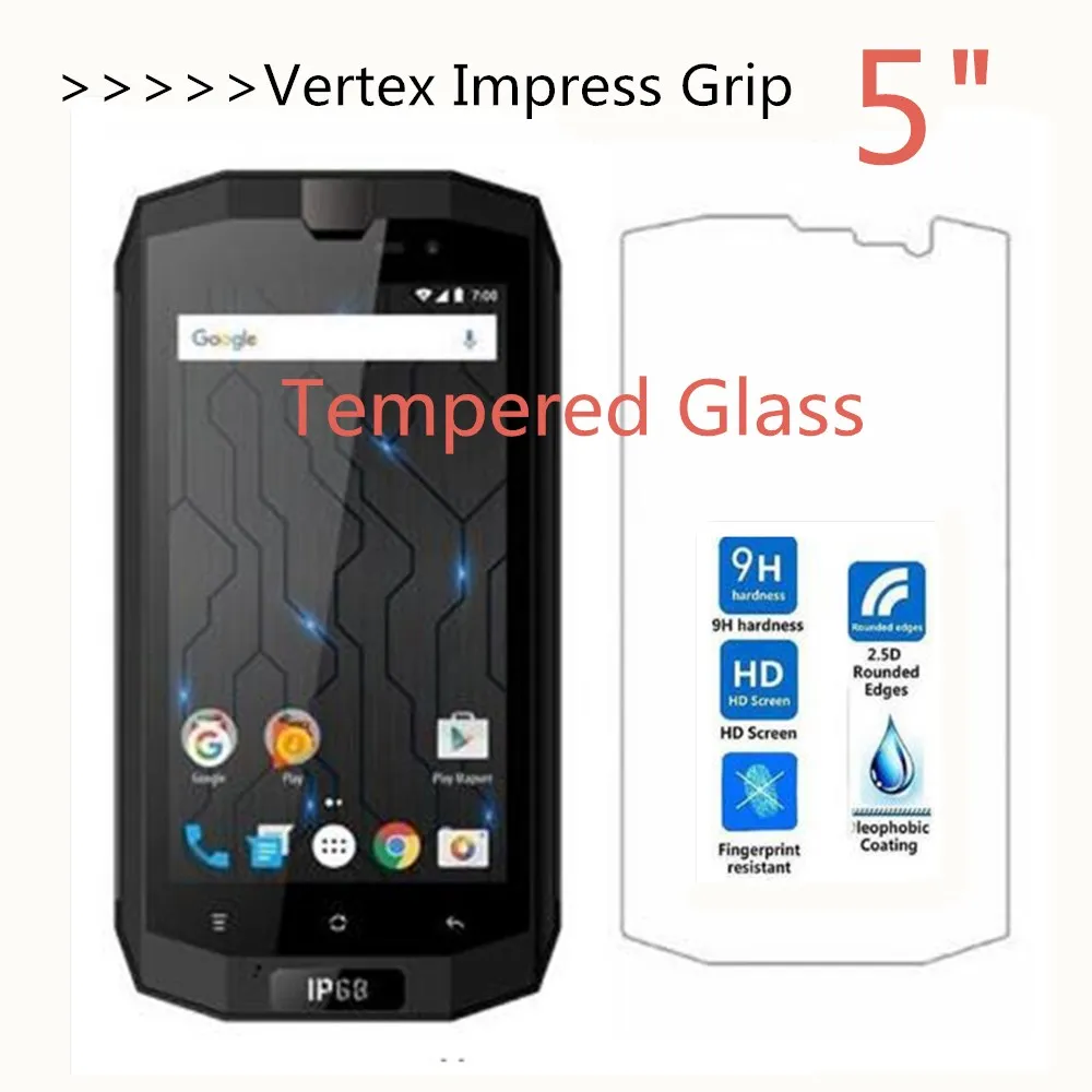 

Закаленное стекло для Vertex Impress Grip, закаленная пленка 9 H, высокое качество, Взрывозащищенная защитная пленка для экрана