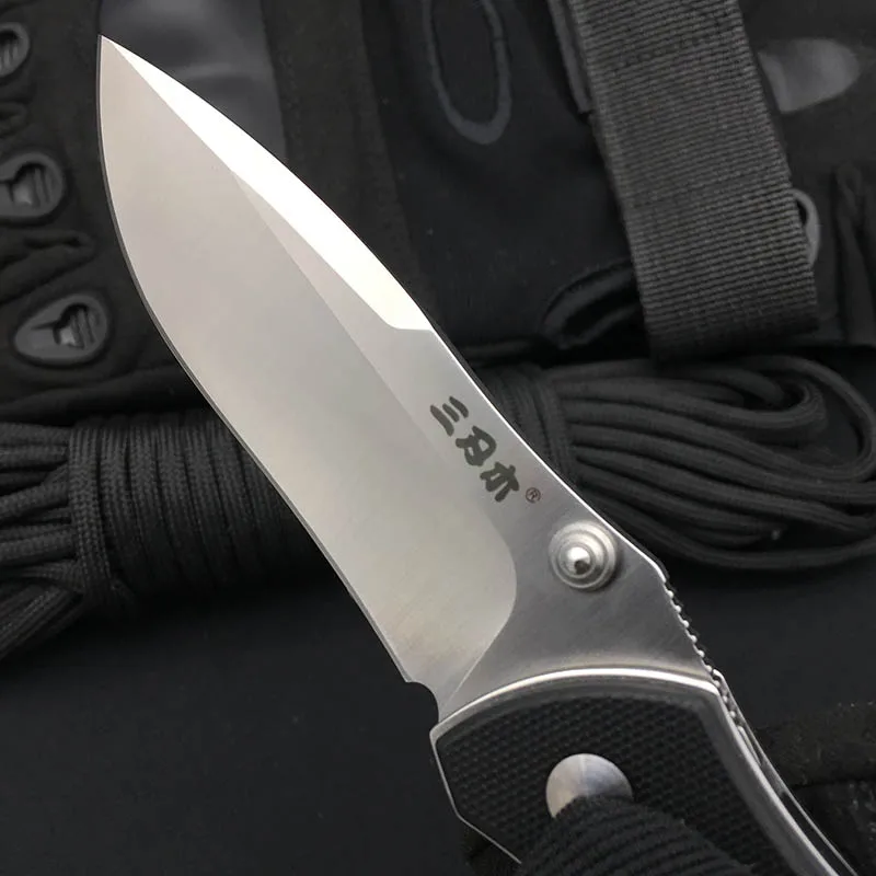 Sanrenmu 9011 12C27 лезвие складной нож G10 Ручка для путешествий на открытом воздухе Venturing коллекция подарок выживания утилита EDC карманный нож