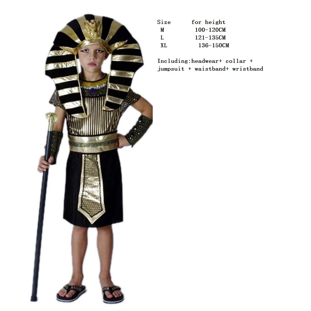 

Purim Children Egypt Prince Princess Pharaoh Cosplay Costume For Boys Girls halloween costume for kids Christmas