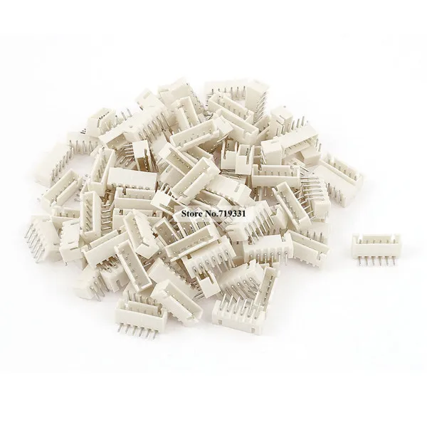 Коннектор JST Штекерный 100 шт. 2 54 мм x 5 шаг 6 контактов способов XH|connector series|socket 775 pentium