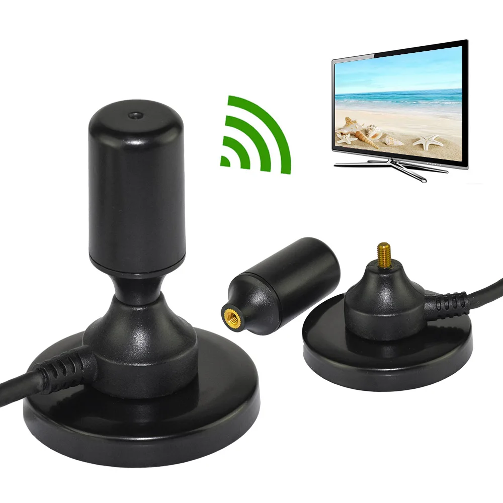 Цифровая телевизионная антенна Superbat Freeview для помещений, 15dBi, антенна для DVB-tv HD tv, штепсельная вилка, Магнитная база, кабель 1,7 м, настраиваемый
