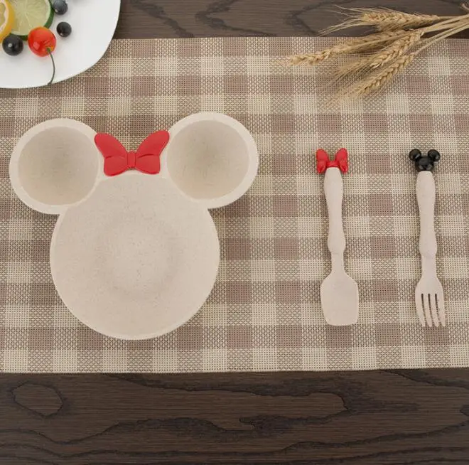 Набор посуды для детей 3 шт./компл.|feeding set|kids bowlchild plate set |