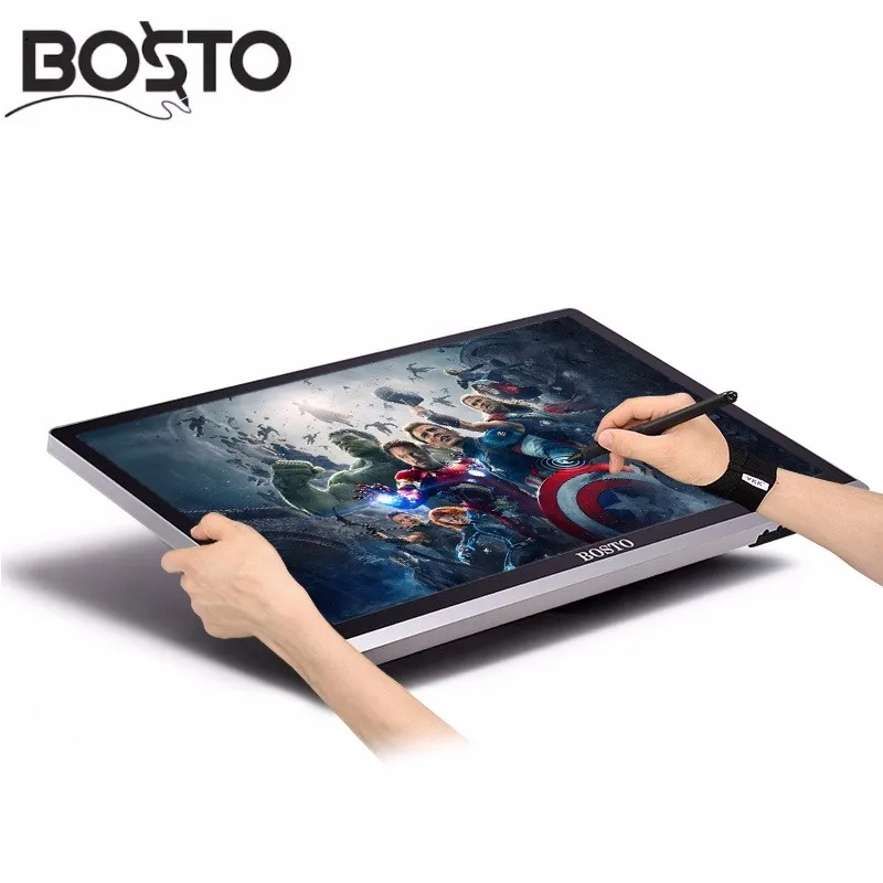 Графический планшет Bosto artist 22U mini для рисования перчатка и создания рисунков