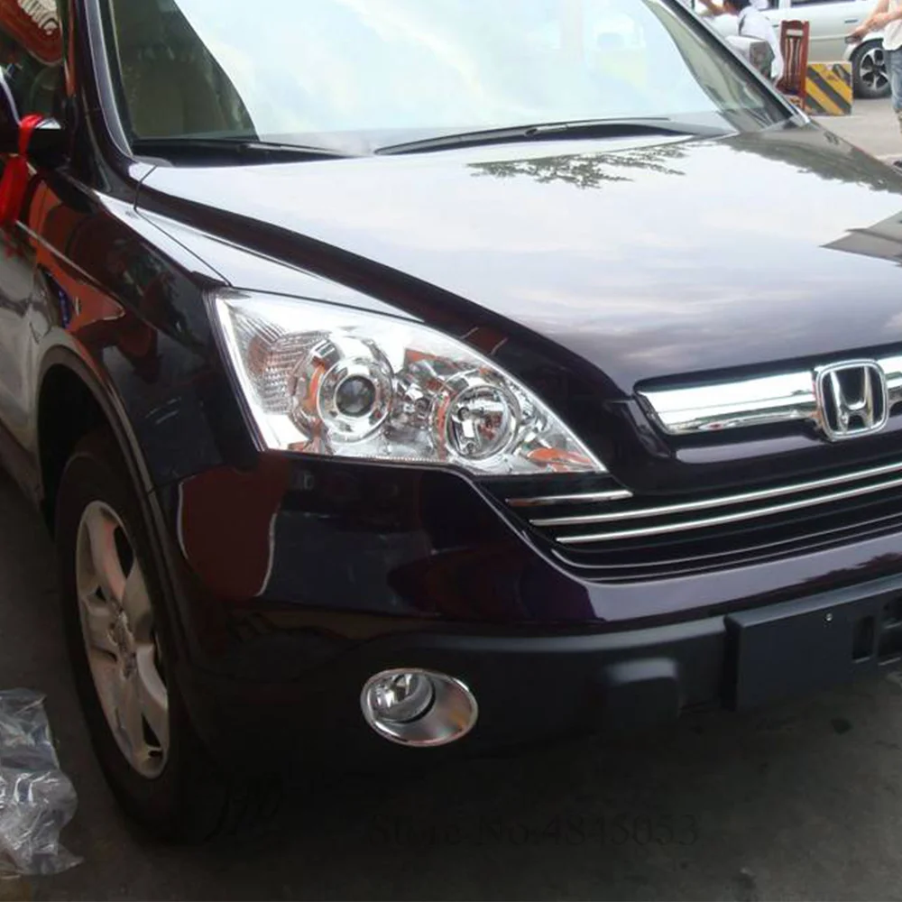 Для Honda CRV передний противотуманный светильник рамка Хромированная передняя