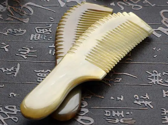 Новый натуральный Рог яка расчески (3 шт./лот) без статического электричества 15 ~ 16