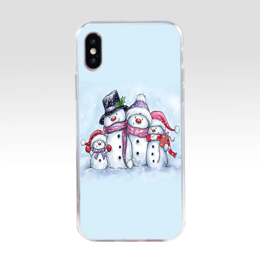 49AQ Новый год Рождество Мягкий Силиконовый ТПУ чехол для телефона iphone 5 5s se X XR XS Max |