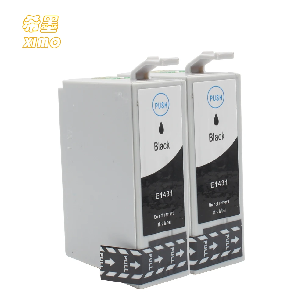 XIMO 2 BK чернильный картридж совместимый T431 для принтера Epson WF 7018/7011/7511/7521/WF 3531/3011