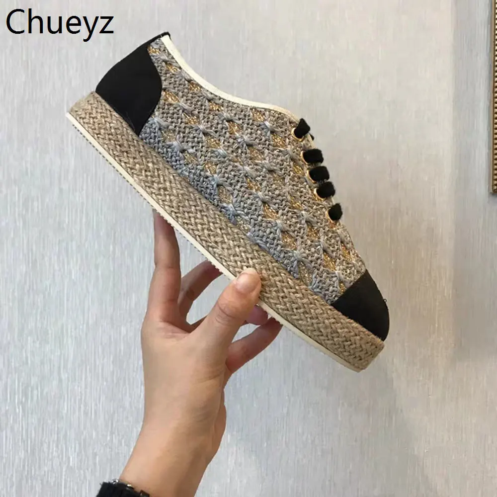 Chueyz/весенние женские туфли с закрытым носком, украшенные воском; женские туфли из натуральной кожи с круглым носком; повседневные Size35-40 на плоской подошве