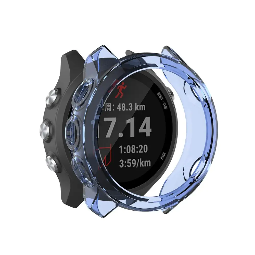 Light-weight Smart Protector Case For Garmin 245 Silicone Protective Cover for Forerunner 245/245M Sports Watch | Электроника