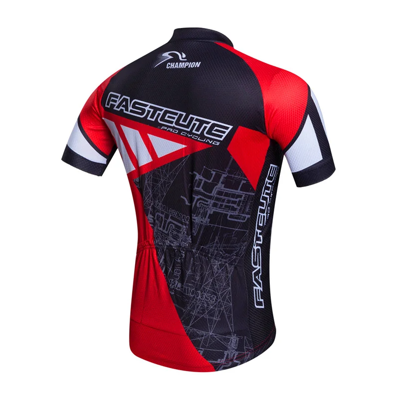 Оригинальный бренд FASTCUTE сплошной цвет велосипед короткий рукав Футболка MTB Ropa