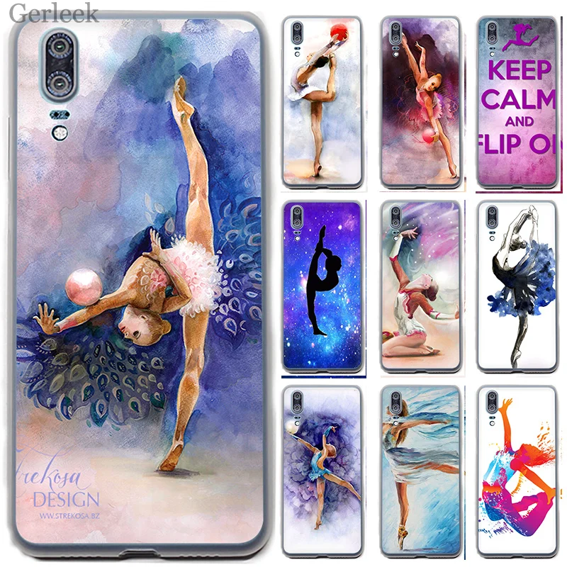 Чехол для телефона Love гимнастическая картина маслом Huawei P8 P9 P10 P20 Pro Lite 2015 2016 2017 P Smart